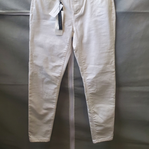 NWT Banana Republic Stay White Denim Mid Rise Skinny Jeans - Picture 3 of 9